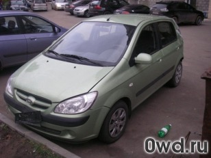 Битый автомобиль Hyundai Getz