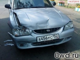 Битый автомобиль Hyundai Accent